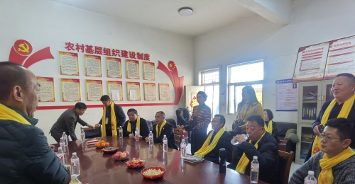 孔维众会长率队拜谒殷商文化古迹、访谈宗亲