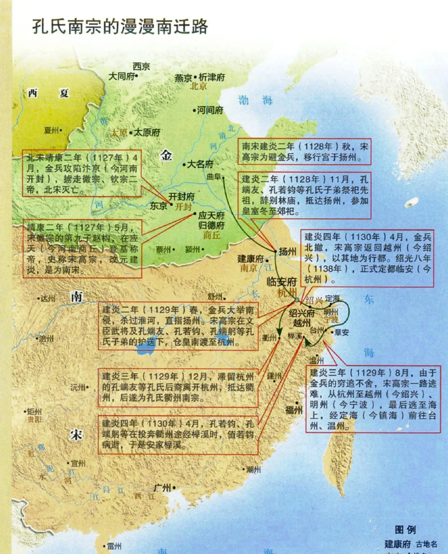 南宗迁移路线